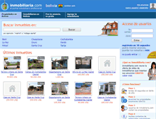 Tablet Screenshot of bolivia.inmobiliaria.com