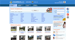 Desktop Screenshot of colombia.inmobiliaria.com