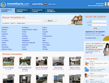 Tablet Screenshot of colombia.inmobiliaria.com