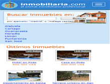 Tablet Screenshot of costarica.inmobiliaria.com