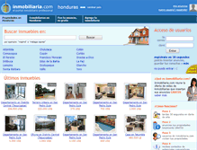 Tablet Screenshot of honduras.inmobiliaria.com